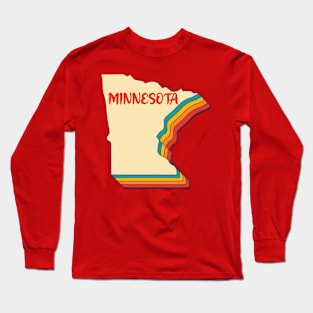 Minnesota State Flag Long Sleeve T-Shirt